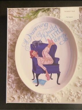 PIER 1 IMPORTS TRINKET TRAY “DREAMING OF PRETTY LITTLE THINGS”
